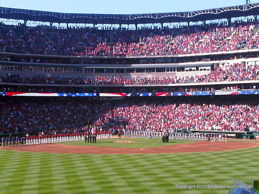 2011 ALDS Game 1 Photo by David Dwyer for DFWsportsonline
